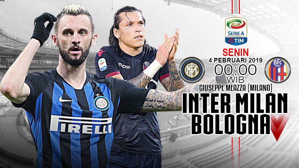 Pertandingan Inter Milan vs Bologna. Copyright: © Indosport.com