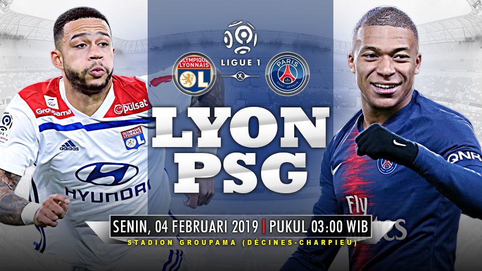 Ilustrasi prediksi pertandingan Lyon vs Paris Saint-Germain. Copyright: © Indosport.com