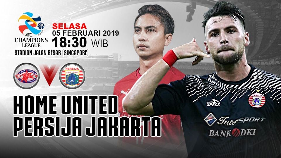 Pertandingan Home United vs Persija Jakarta. Copyright: © Indosport.com
