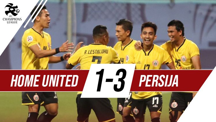 Home United 1-3 Persija Jakarta Copyright: © INDOSPORT