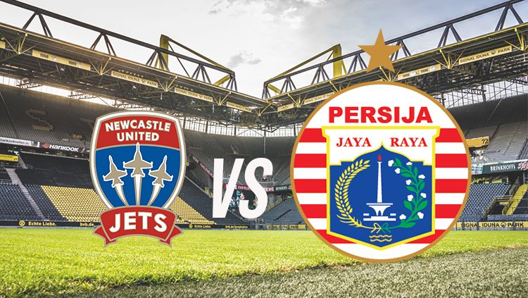 Ilustrasi logo Newcastle United Jets vs Persija Jakarta. Copyright: © INDOSPORT