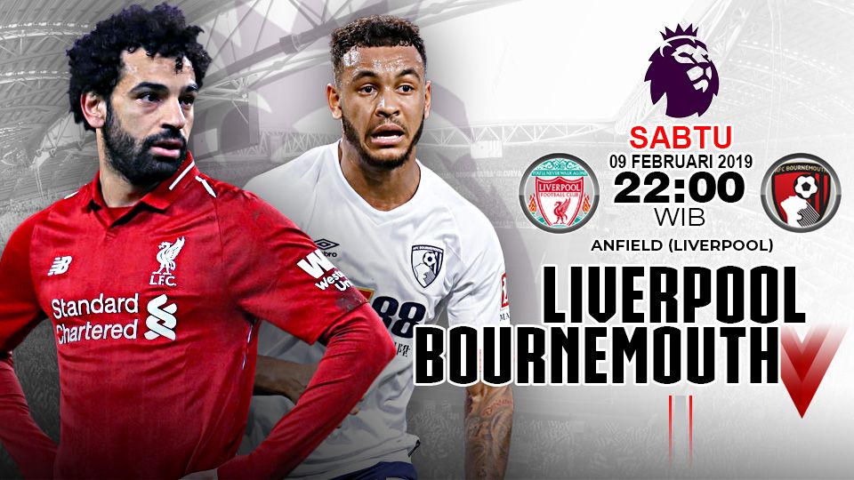 Pertandingan Liverpool vs Bournemouth. Copyright: © Indosport.com