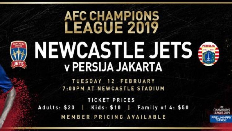 Newcastle jets vs Persija Jakarta Copyright: © Dok. Newcastle Jets