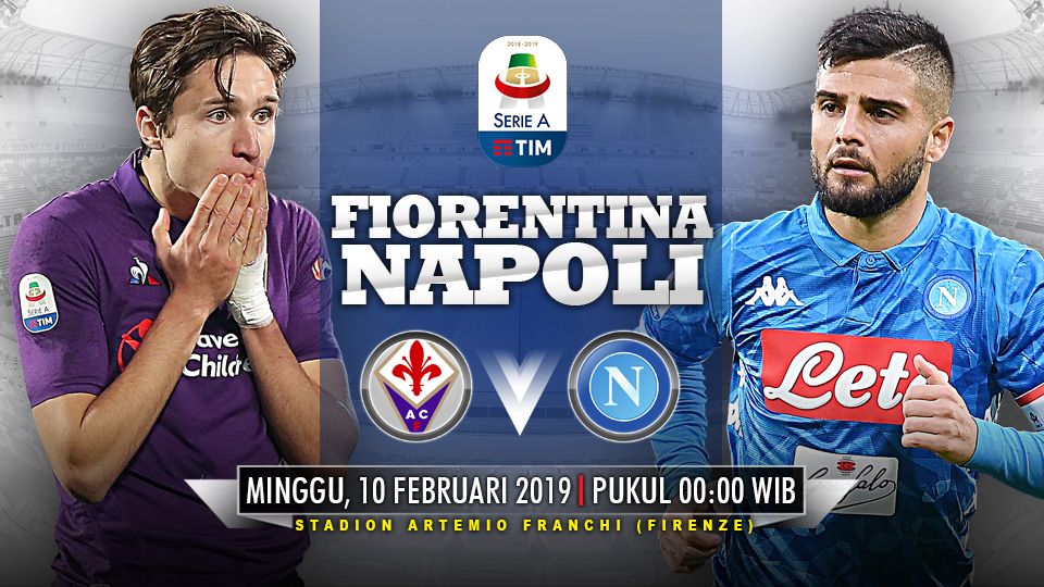 Pertandingan Fiorentina vs Napoli. Copyright: © Indosport.com