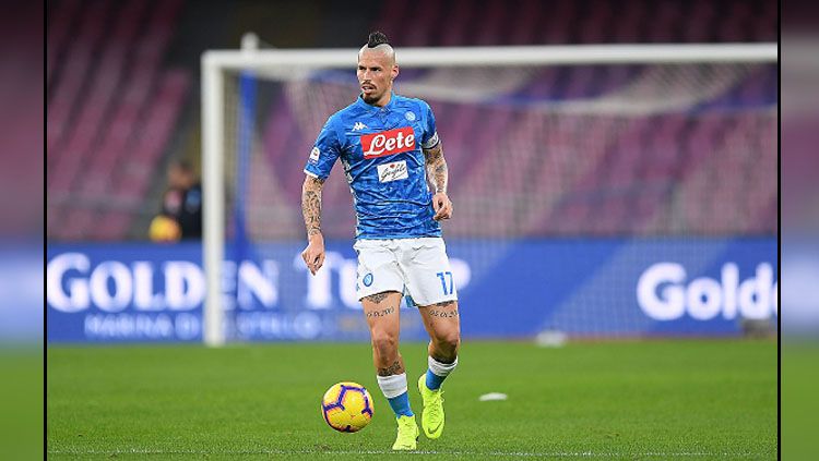 Marek Hamsik, gelandang serang sekaligus kapten Napoli. Copyright: © GettyImages