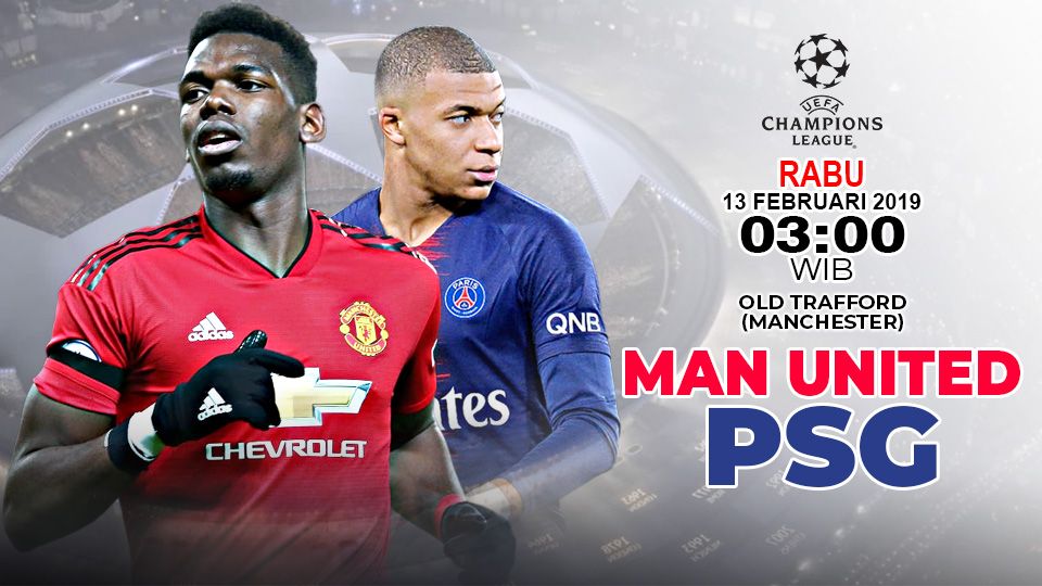 Pertandingan Manchester United vs Paris Saint-Germain. Copyright: © Indosport.com