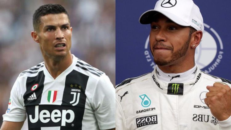 Hamilton memiliki gaji lebih besar ketimbang Ronaldo Copyright: © GettyImages