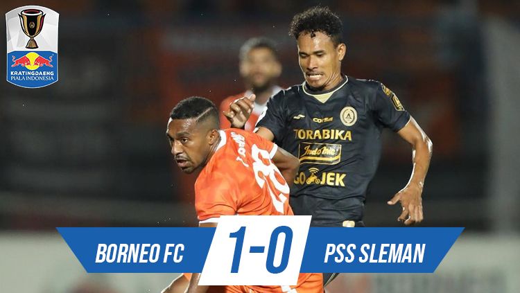 Hasil pertandingan Borneo FC vs PSS Sleman. Copyright: © INDOSPORT