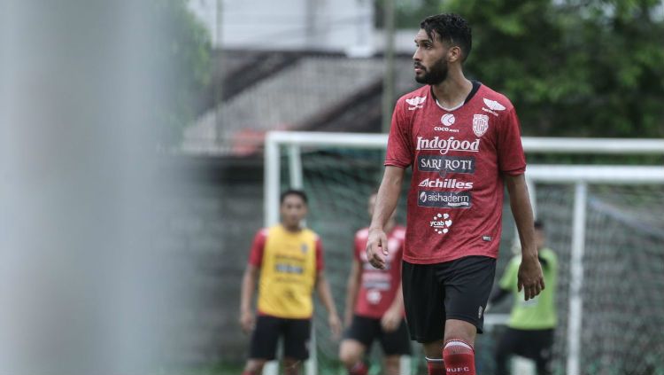 Willian Pacheco saat berlatih bersama Bali United. Copyright: © baliutd.com.