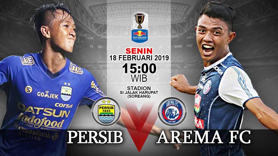 Pertandingan Persib Bandung vs Arema FC. Copyright: © Indosport.com