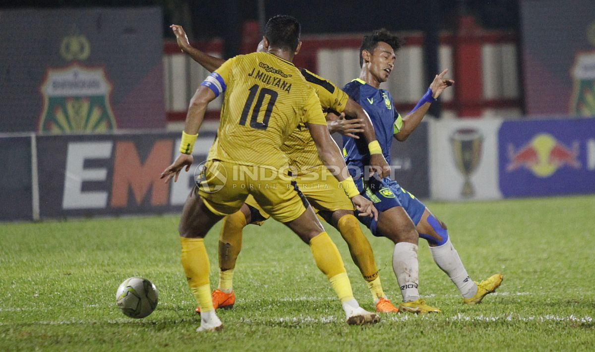 Laga leg pertama babak 16 besar Piala Indonesia, Bhayangkara FC vs PSIS Semarang Copyright: © Herry Ibrahim/INDOSPORT