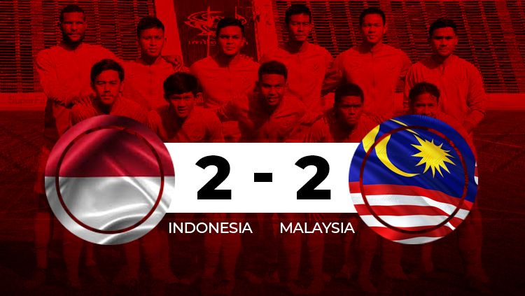 Hasil pertandingan Indonesia vs Malaysia Copyright: © INDOSPORT