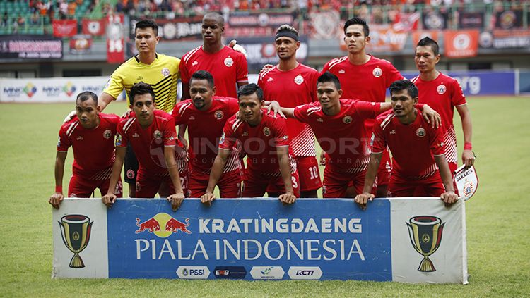 Skuat Persija Jakarta di Piala Indonesia. Copyright: © Herry Ibrahim/INDOSPORT