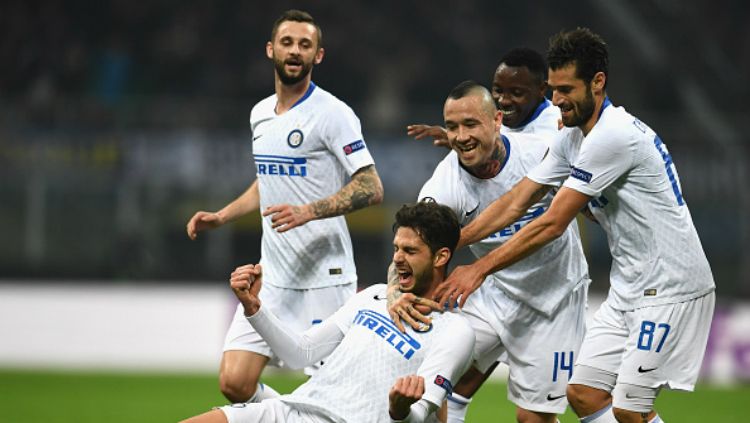 Inter Milan vs Rapid Wina, Pertandingan Liga Europa Copyright: © GettyImages