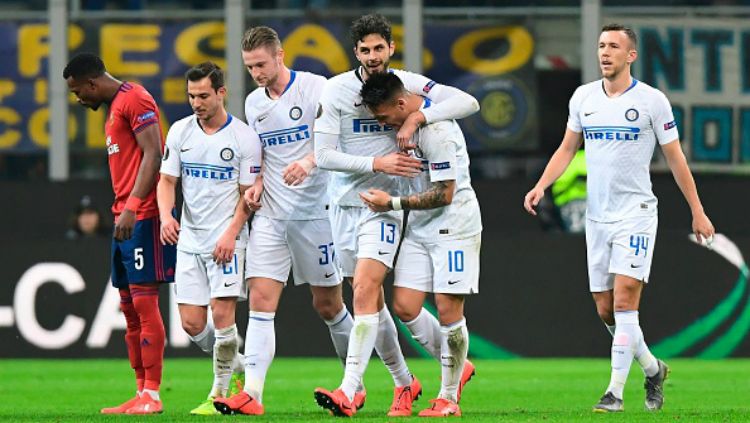 Inter Milan vs Rapid Wina, Pertandingan Liga Europa Copyright: © GettyImages