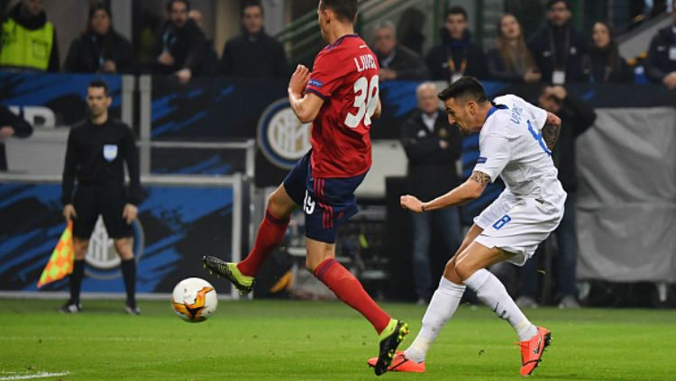 Inter Milan vs Rapid Wina, Pertandingan Liga Europa Copyright: © GettyImages