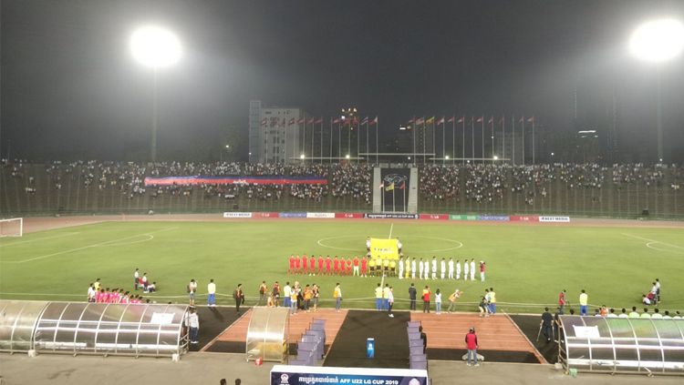 Timnas Indonesia U-22 vs Kamboja U-22. Copyright: © Twitter.com/Lupusfriend