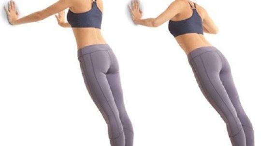 Ilustrasi wall push up. Copyright: &copy; Quora