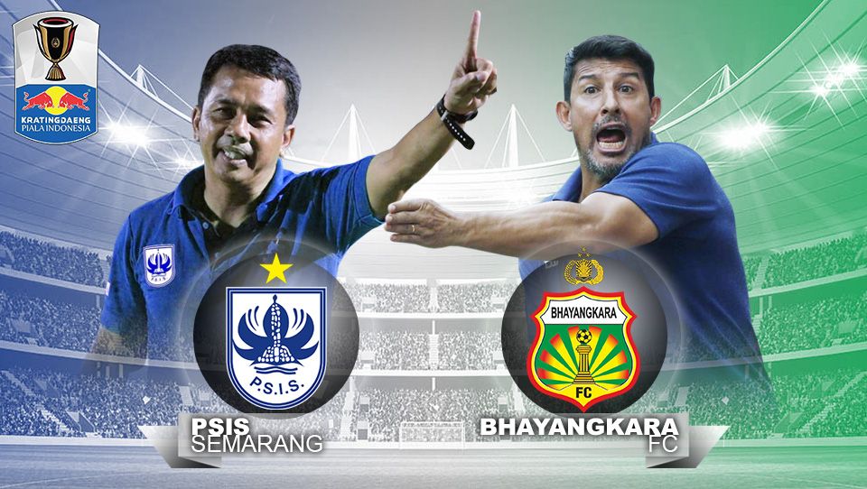 Kratingdaeng Piala Indonesia: Duel Pelatih PSIS vs Bhayangkara FC