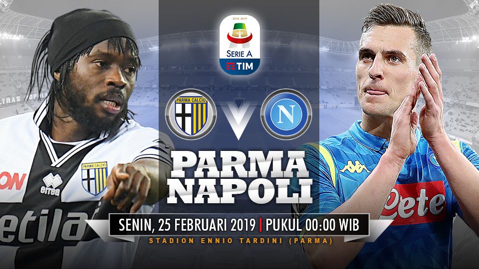Pertandingan Parma vs Napoli. Copyright: &copy; Indosport.com