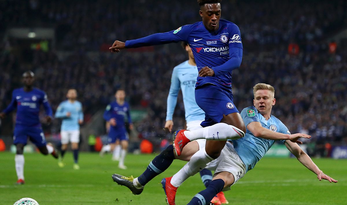 Frank Lampard meminta Callum Hudson-Odoi menampilkan performa apik di klub Liga Inggris, Chelsea, untuk membungkam kritik yang menghampirinya. Copyright: © GettyImages