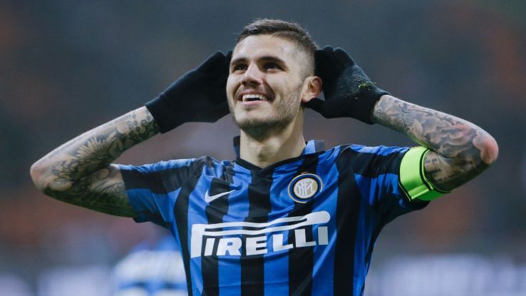 Selebrasi Mauro Icardi Copyright: © 101 Great Goals