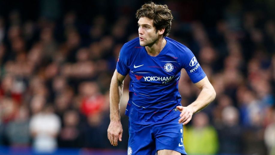 Pemain Chelsea, Marcos Alonso salah satu mantan anak asuh Antonio Conte. Copyright: © GettyImages