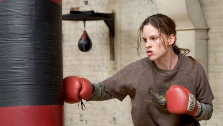Hilary Swank dalam Million Dollar Baby Copyright: &copy; AMC