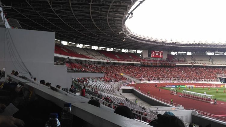 Stadion Gelora Bung Karno mendapat lampu hijau dari polisi untuk menjadi venue laga antara Persija Jakarta vs Persib Bandung. Copyright: © Petrus Manus Da' Yerimon/INDOSPORT