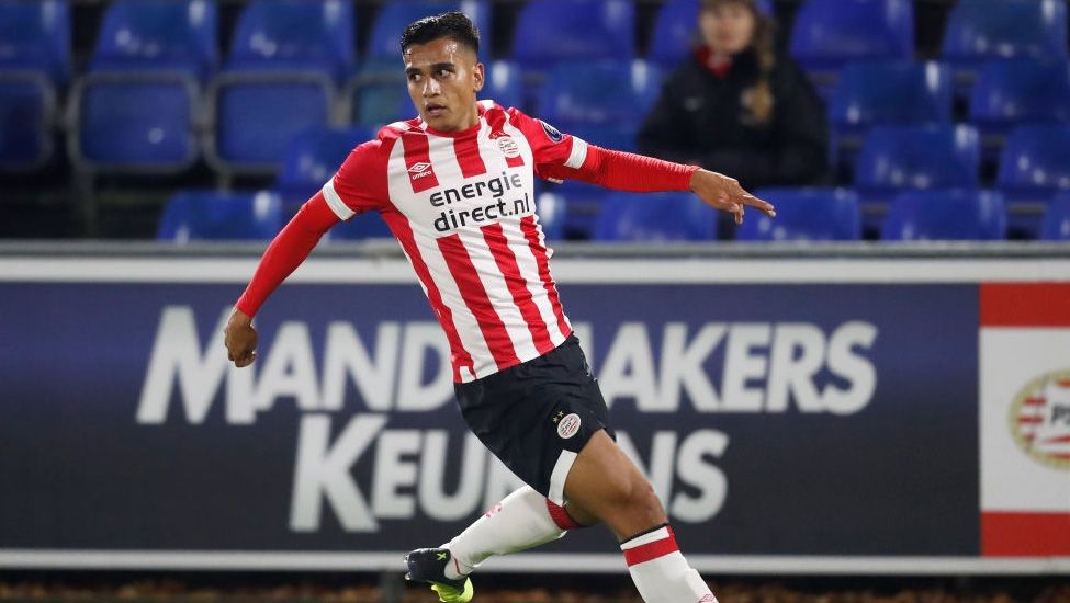 Jaeel Hattu, pemain keturunan Indonesia saat memperkuat PSV Eindhoven. Copyright: © GettyImages
