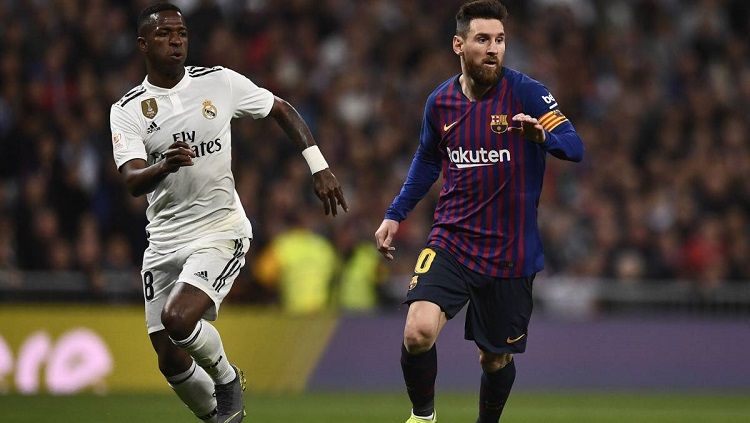 Menurut Jordi Alba, Messi tak pantas dibandingkan dengan Vinicus Copyright: © AFP