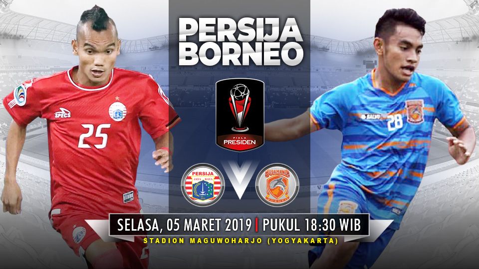 Pertandingan Persija Jakarta vs Borneo FC. Copyright: © Indosport.com