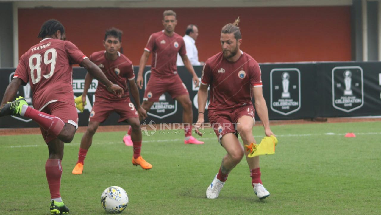 OT Persija Jakarta di Stadion Maguwoharjo. Copyright: © Ronald Seger Prabowo/Indosport.com