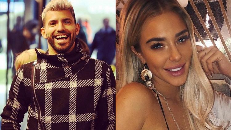 Sergio Aguero dikabarkan berkencan dengan Taylor Ward. Copyright: © Instagram @10aguerosergiokun @taylorwardx