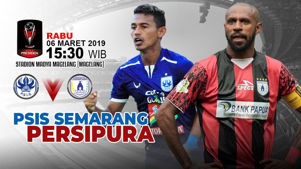 Pertandingan PSIS Semarang vs Persipura Jayapura. Copyright: © Indosport.com