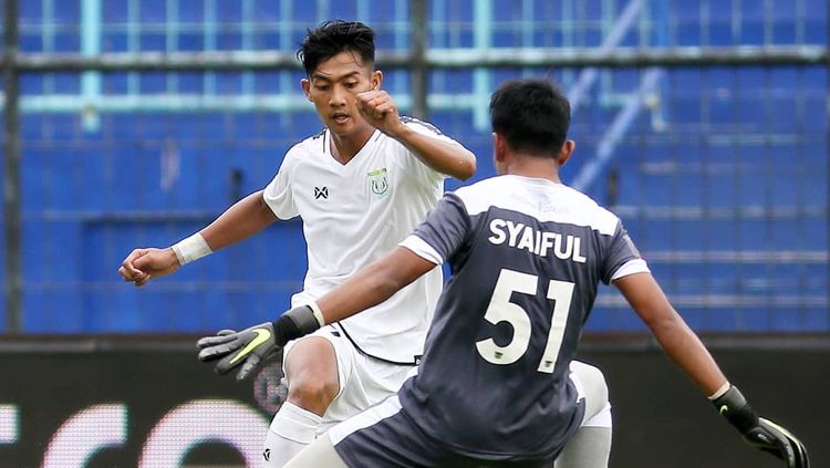 Striker Persela Lamongan Malik Risaldi Copyright: © Persela Lamongan