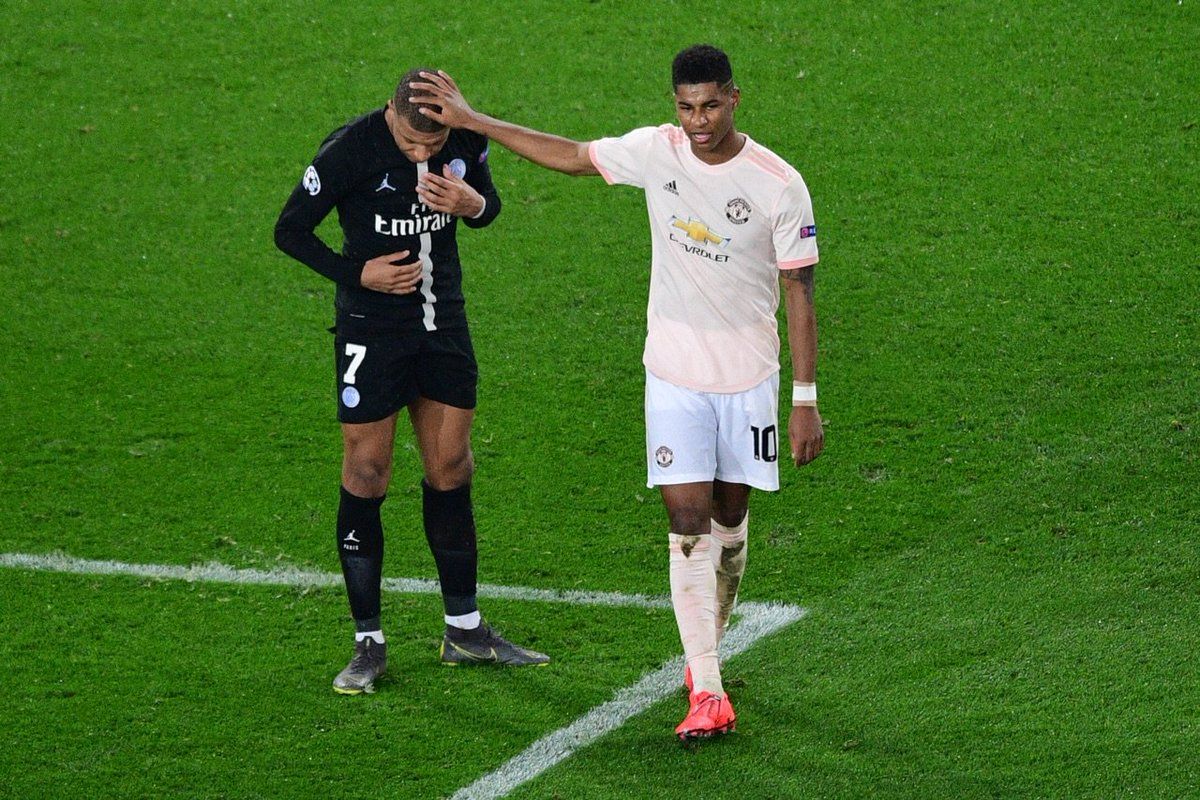 Kylian Mbappe bisa menjadi pesaing atau pengganti Marcus Rashford. Copyright: © Getty Images