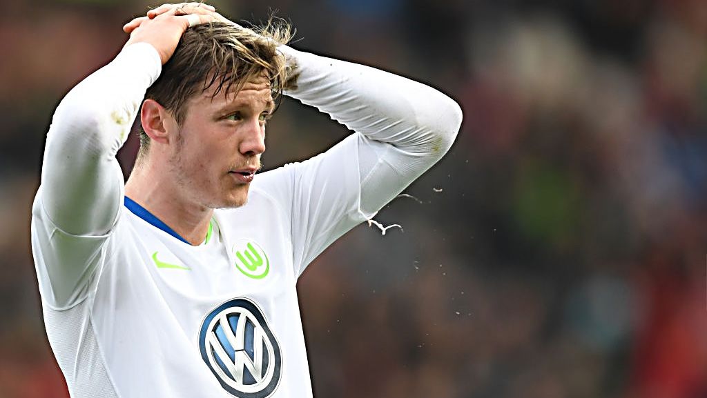Wout Weghorst, penyerang Wolfsburg. Copyright: © Indosport.com