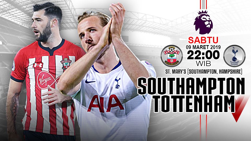 Pertandingan Southampton vs Tottenham. Copyright: © Indosport.com
