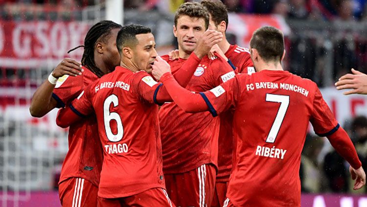 Skuat Bayern Munchen. Copyright: © INDOSPORT