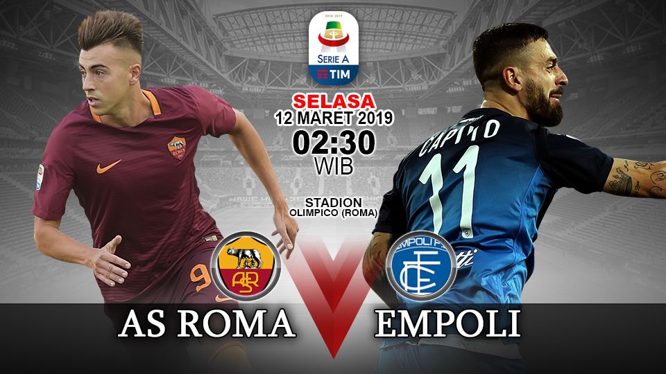 Pertandingan AS Roma vs Empoli Copyright: © INDOSPORT/Yooan Rizky Syahputra