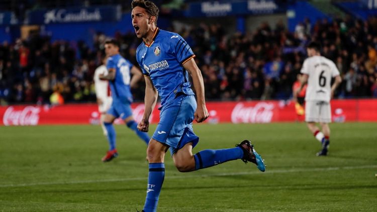 Jaime Mata merayakan golnya yang membuat kedudukan menjadi  1-1 pada menit ke-50 Copyright: © Getty image