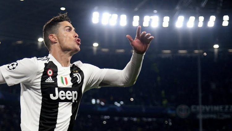 Juventus menurunkan Cristiano Ronaldo sebagai starter dalam laga kontra Torini, Sabtu (4/5/19). Copyright: © Reuters