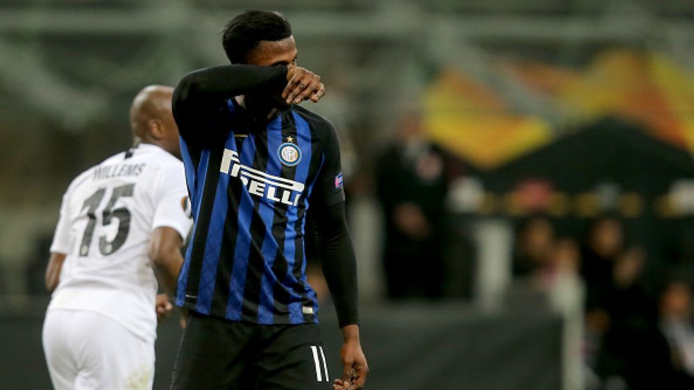 Kekalahan Inter Milan dari Frankfurt Copyright: © INDOSPORT
