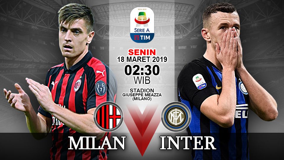 Pertandingan AC Milan vs Inter Milan. Copyright: © Indosport.com