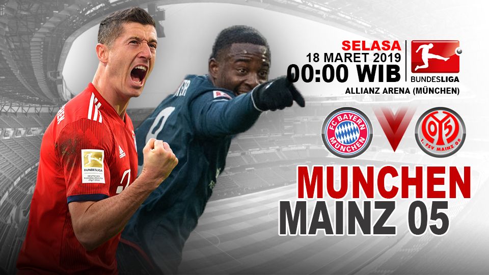 Prediksi pertandingan Bayern Munchen vs Mainz 05. Copyright: © INDOSPORT/Yooan Rizky Syahputra