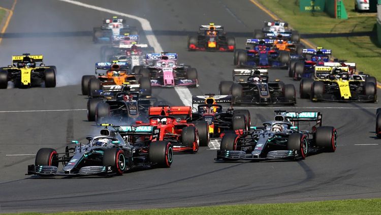 Start Grand Prix F1 Australia di Melbourne Sirkuit Grand Prix pada 17 Maret 2019 di Melbourne, Australia. Copyright: © Getty Image