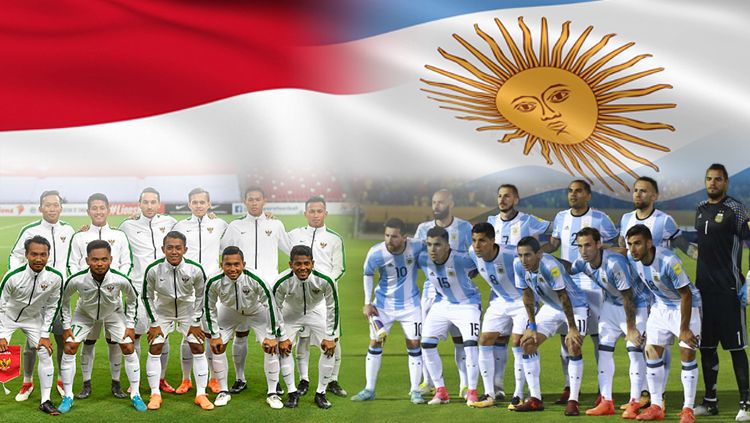 Rumor Timnas Indonesia vs Argentina di FIFA Matchday Juni 2023 tampaknya jadi segera jadi kenyataan. Bahkan, tanggal bentrokan kedua tim sudah ditentukan. Copyright: © INDOSPORT
