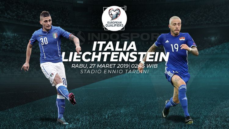 Prediksi Pertandingan Kualifikasi Euro 2020 Italia Vs Liechtenstein Indosport