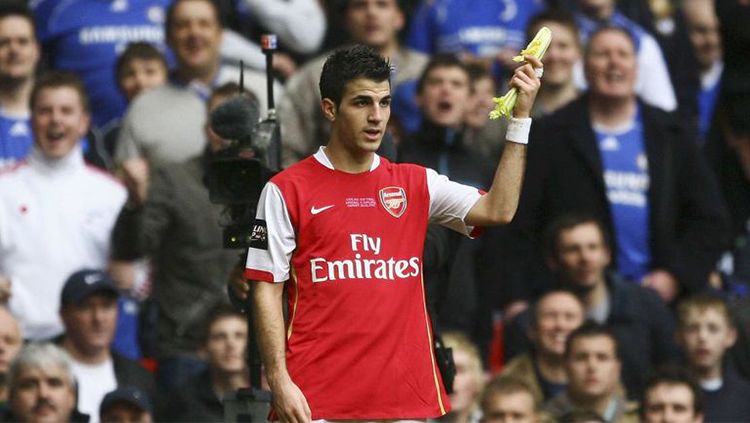 Mantan gelandang Arsenal, Cesc Fabregas. Copyright: © UK Sports